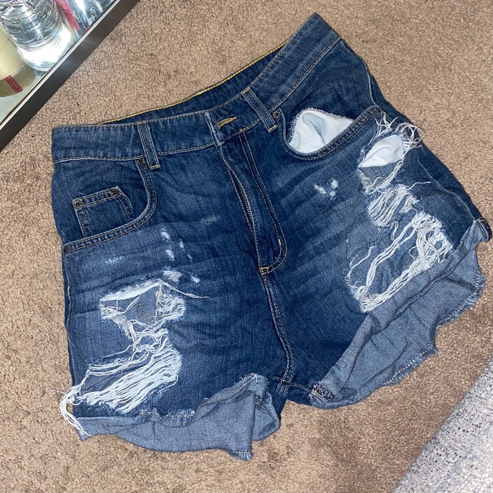 Carmar Cutoff Denim Jean Shorts Sz 28 - Picture 1 of 8